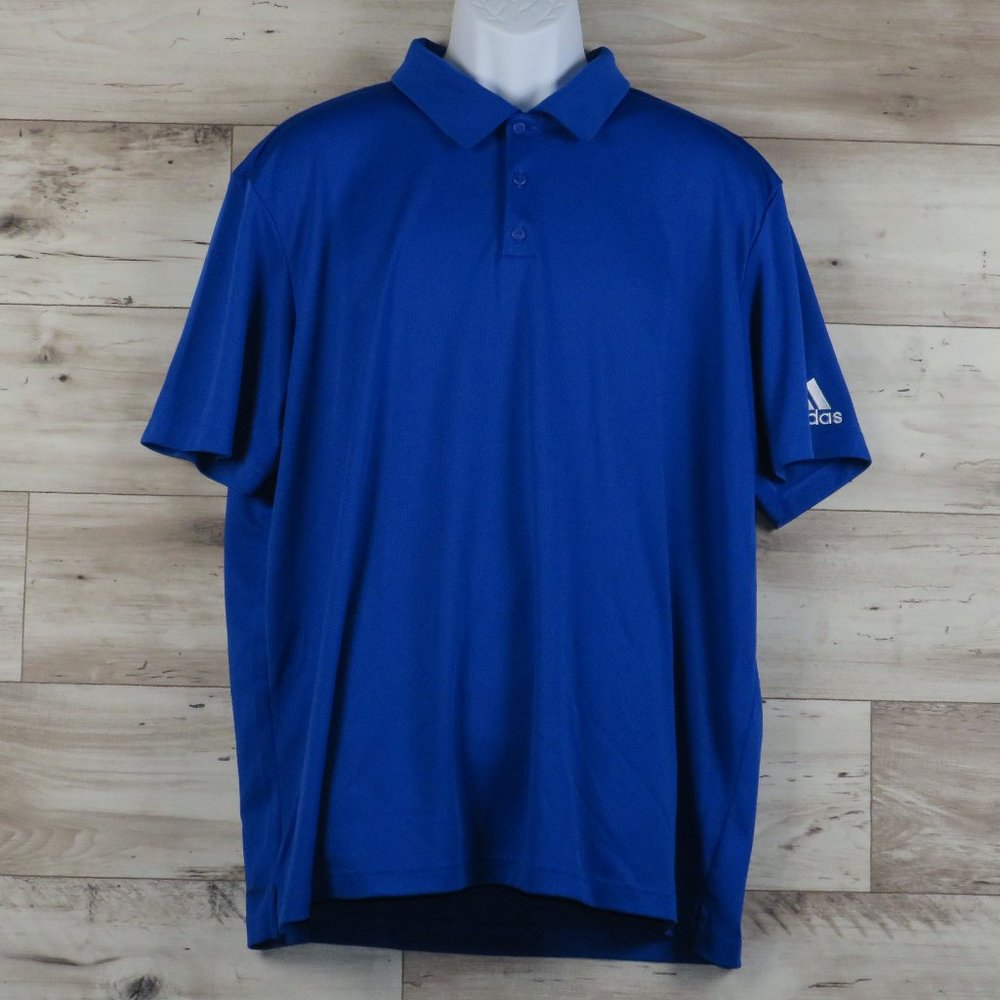 adidas* Men's Short Sleeve Straight Hem Polo Golf Pullover Shirt~‎ Size 2XL
